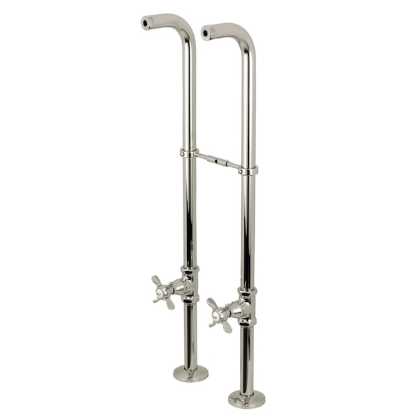 Kingston Brass Freestanding Supply Line Package, Polished Nickel CC266S6BEX - main